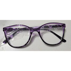 CessBlu Purple 1.75 Round Cat Eye Glasses Purple 115239